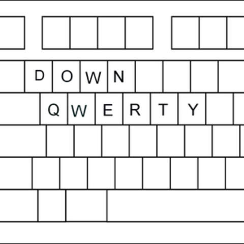 Down Qwerty
