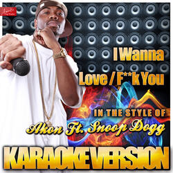 I Wanna Love / F**k You (In the Style of Akon Ft. Snoop Dogg) [Karaoke Version]