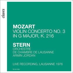 Violin Concerto No. 3 in G Major, K. 216: II. Adagio