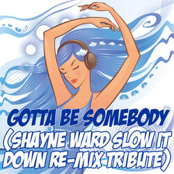 Gotta Be Somebody (Shayne Ward Slow It Down Re-Mix Tribute)
