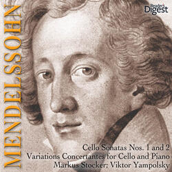 Variations Concertantes for Cello and Piano,  Op. 17