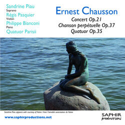 La chanson perpétuelle Op.37 - Lent, dans le sentiment d'une chanson populaire