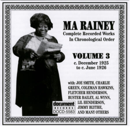 Ma Rainey Vol. 3 (1925-1926)