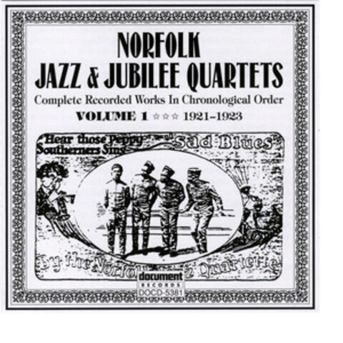 Norfolk Jazz And Jubilee Quartet Vol. 1 (1921-1923)