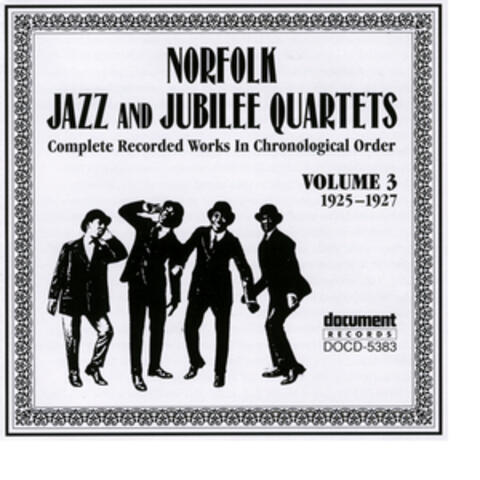 Norfolk Jazz And Jubilee Quartet Vol. 3 (1925-1927)