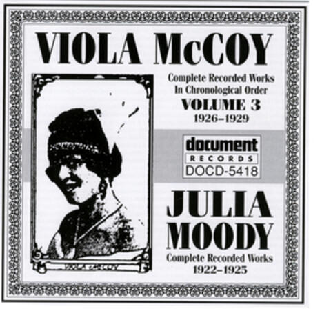 Viola McCoy Vol. 3 (1926-1929) inc. Julia Moody
