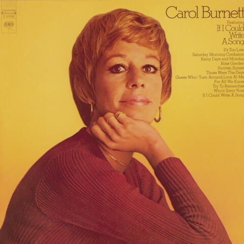 Carol Burnett Featuring If I Could Write A Song