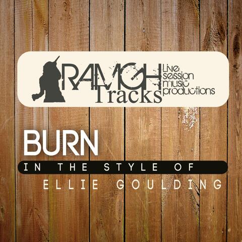 Burn (Live Version) [In the Style of Ellie Goulding]