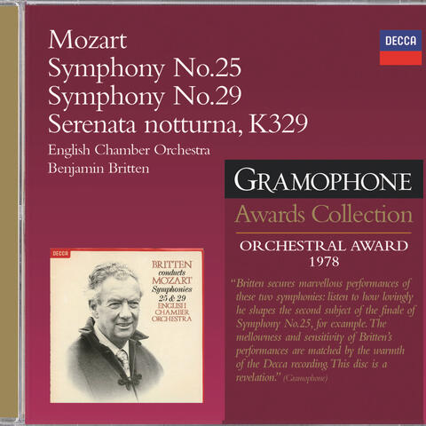 Mozart: Symphonies Nos.25 & 29; Serenata Notturna