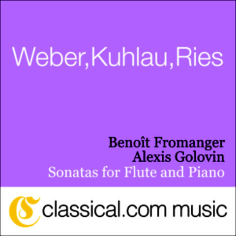 Ferdinand Ries, Sonata For Flute And Piano No. 5 In E Flat Major, Op. 169 (Sentimental)