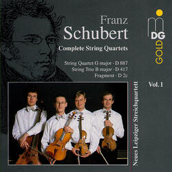 String Quartet, G-Major, D 887: III. Scherzo. Allegro moderato