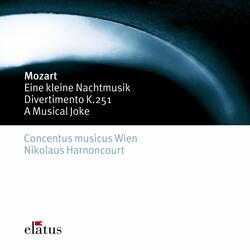 Mozart: Divertimento No. 11 in D Major, K. 251: III. Andantino