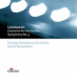 Lutoslawski : Symphony No.3 : I Vivo - Lento