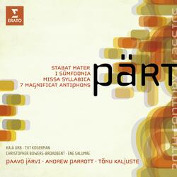 Pärt: Cantate Domino canticum novum