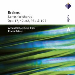 Brahms : 4 Choruses Op.17 : IV Gesang aus 'Fingal'