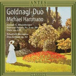 Friedrich Hermann: Duo brillant fuer Violine und Violoncello op. 12 - II Adagio
