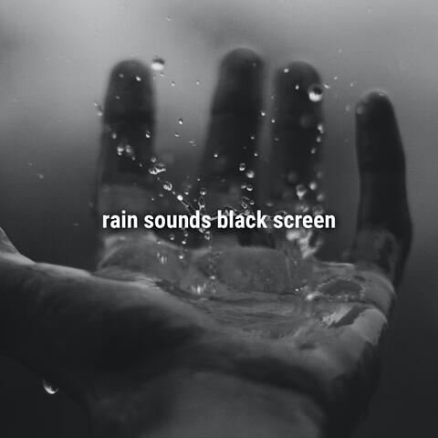 rain sounds black screen