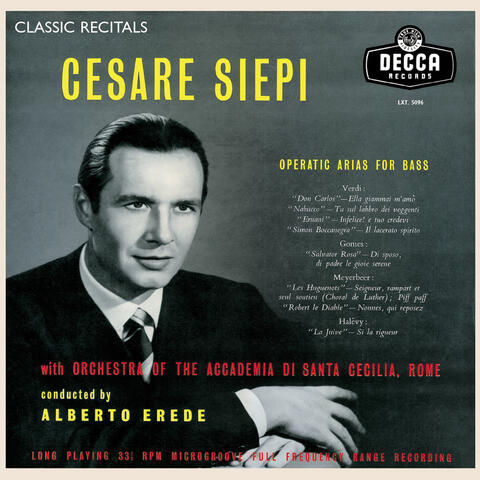 Cesare Siepi: Operatic Arias for Bass