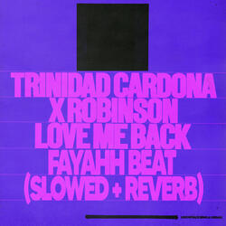 Love Me Back (Fayahh Beat)