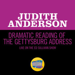Dramatic Reading Of The Gettysburg Address