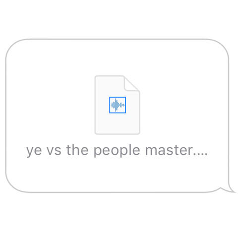 Ye vs. the People (starring TI as the People)