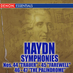 Haydn Symphony No. 45 in F-Sharp Minor "Farewell": V. Adagio