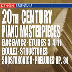 Preludes for Piano, Op. 34: No. 4: Moderato