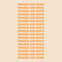 Orange And White