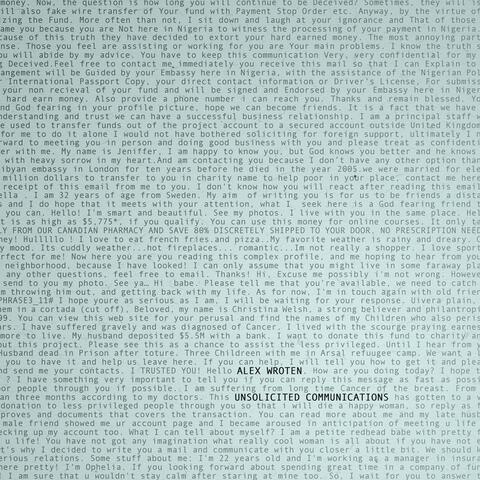 Unsolicited Communications