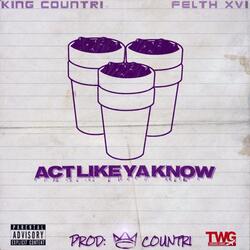 Act Like Ya Know (feat. Felth Xvi)