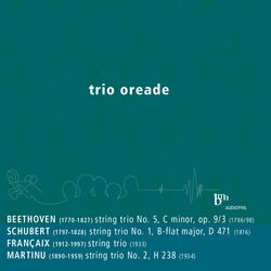 String Trio No. 1 in B-Flat Major, D. 471