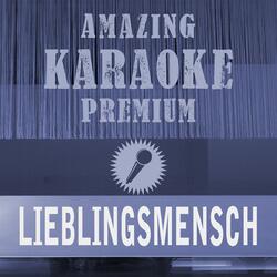 Lieblingsmensch (Premium Karaoke Version with Background Vocals)