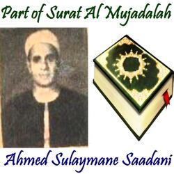 Part of Surat Al Mujadalah