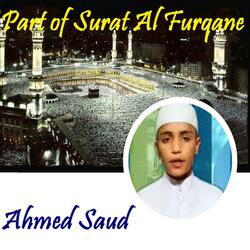 Part of Surat Al Furqane