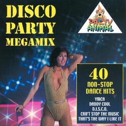 Megamix Disco 1: Hands Up / Dance, Dance, Dance / Can't Stop The Music / Let's All Chant / Le Freak / We Are Family / Hot Shot / Bad Girls / Blame It On The Boogie / Givin' Up, Givin' In / Funky Town / Instant Replay / Dance (Disco Heat) / D.I.S.C.O.