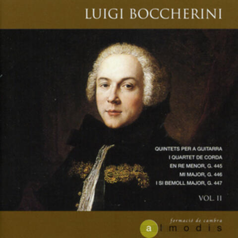 Luigi Boccherini: Quintets per a Guitarra i Quartet de Corda en Re Menor, G. 445; Mi Major, G. 446 i Si Bemoll Major, G. 447