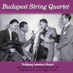 String Quartet No. 22 In B Flat Major, KV 589: I. Allegro