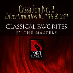 Cassation No. 2 for 2 Violins, Viola, Double-Bass, 2 Oboes, 2 Horns in B flat Major KV 99: Minuetto
