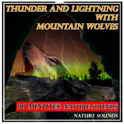 Thunder and Lightning with Mountain Wolves: 90 Minutes Nature Sounds