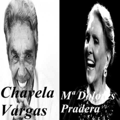 Chavela Vargas y María Dolores Pradera
