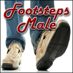 Footsteps, Metal - Male Leather Sole: Jump Metal Footsteps, Male Footsteps