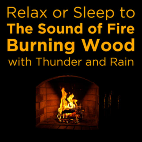 Relax or Sleep to the Sound of Fire Burning Wood with Thunder and Rain