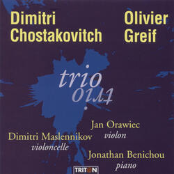 Trio No. 2 en mi mineur pour violon, violoncelle et piano, Op. 67: I. Moderato