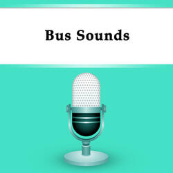 Engine Starts, Horn Honks Before Bus Departs, Stops and Backs Up