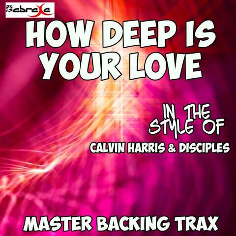 How Deep Is Your Love (Originally Performed by Calvin Harris & Disciples) [Karaoke Versions]