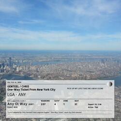 One-Way Ticket from New York City