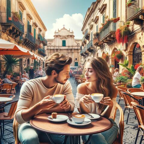 Romantic Cafe in Italy