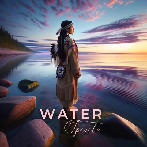 Water Spirits: Healing Native American Whispers with Sea Waves and Flute
