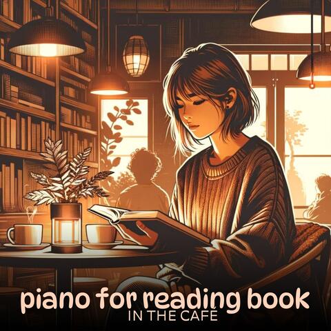 piano for reading book in the café