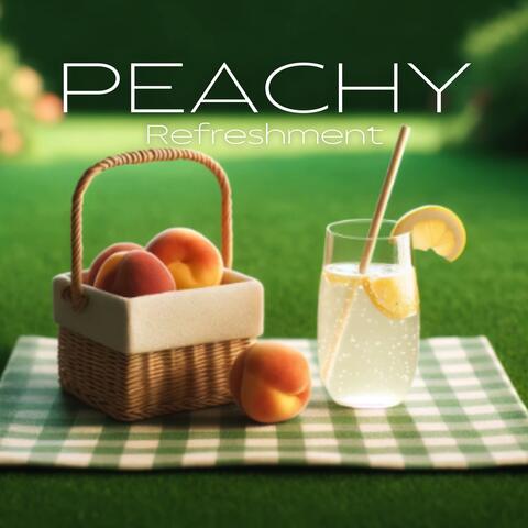 Peachy Refreshment: Garden Picnic with Lemonade and Jazz